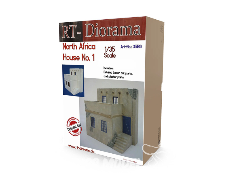 RT-Diorama 35186 Maison d'Afrique du Nord n°1 1/35