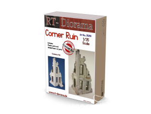 RT-Diorama 35256 Coin de maison en ruine 1/35 RT-Diorama 35256 Coin de maison en ruine 1/35