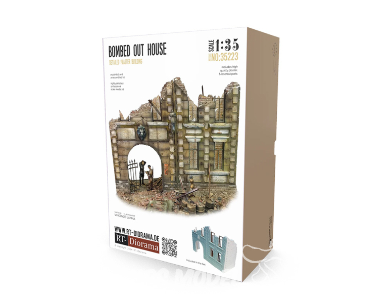 RT-Diorama 35223 Maisons bombardées 1/35
