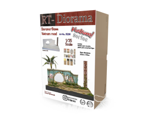 RT-Diorama 35298K Base du diorama Route du Vietnam Céramique 1/35