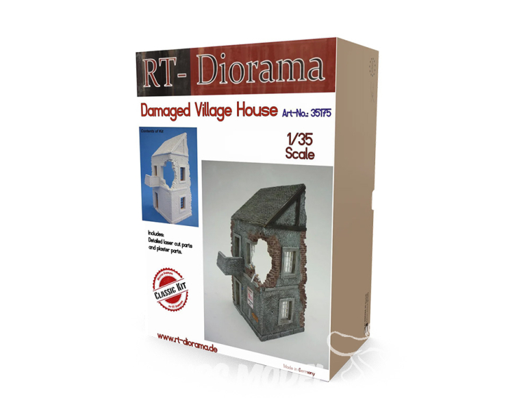 RT-Diorama 35175 Maison de village endommagée 1/35
