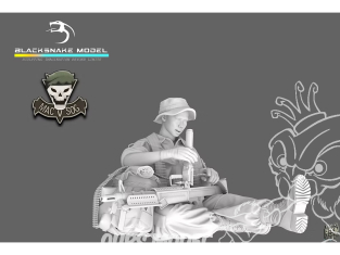 Blacksnake Model figurine SOG-11-48 Soldat MACV SOG figurine 11 1/48