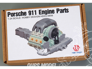 Hobby Design kit d'amélioration voiture HD03-0656 Moteur Porsche 911 1/24