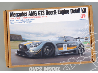 Hobby Design kit d'amélioration voiture HD03-0548 Kit moteur et portes Mercedes AMG GT3 Tamiya 1/24