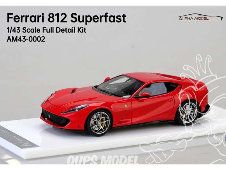 Alpha Model maquette voiture AM43-0002 Ferrari 812 Superfast 1/43