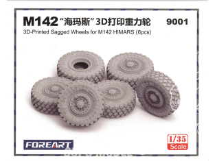 ForeArt maquette militaire 9001 Six Roues avec pneus chargé pour M142 HIMARS 1/35