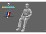 Blacksnake Model figurine FR-02-48 Soldat Français "Chef de bord" Figurine 2 1/48