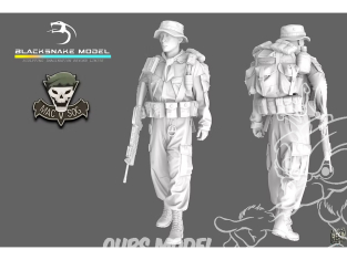 Blacksnake Model figurine SOG-05-16 Soldat MACV SOG figurine 5 1/16
