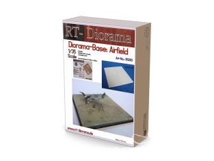 RT-Diorama 35293 Plaques de béton pour aérodrome platre 1/35