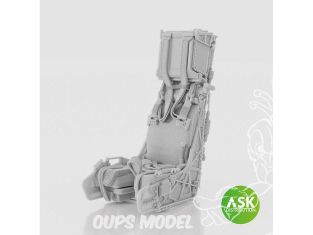 ASK Art Scale Kit accessoire A48056 Siège éjectable SJU-17 avec harnais F/A-18E Meng 1/48