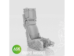 ASK Art Scale Kit accessoire A48057 Siège éjectable SJU-17 sans harnais F/A-18E Meng 1/48