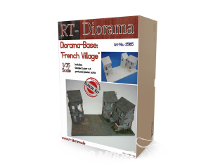 RT-Diorama 35165 Base de diorama Village français platre 1/35
