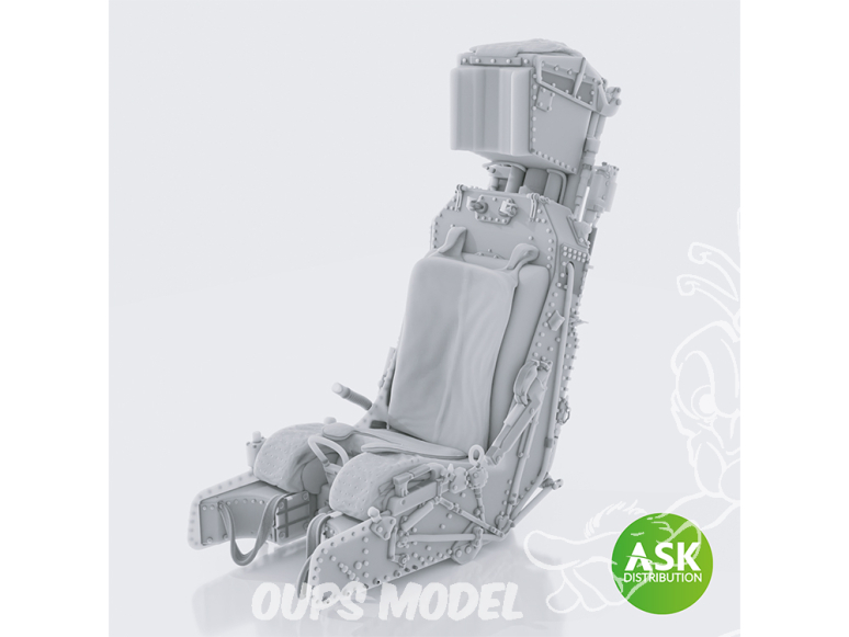 ASK Art Scale Kit accessoire A48059 Siège éjectable M.B. Type 9B Mk.3 sans Harnais Jaguar GR.1/GR.1A Airfix 1/48