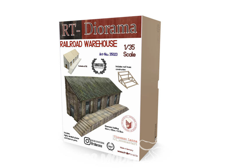 RT-Diorama 35023 Entrepôt ferroviaire 1/35