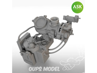 ASK Art Scale Kit accessoire A48064 Bombsight Norden M-9 x2 1/48