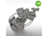 ASK Art Scale Kit accessoire A48064 Bombsight Norden M-9 x2 1/48