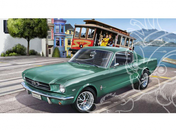REVELL maquette voiture 07065 Ford Mustang 1965 2+2 Fastback 1/24