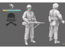 Blacksnake Model figurine Waffen-02-16 Soldat Allemand Waffen SS figurine 2 1/16