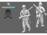 Blacksnake Model figurine Waffen-04-16 Soldat Allemand Waffen SS figurine 4 1/16