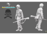Blacksnake Model figurine Waffen-05-16 Soldat Allemand Waffen SS figurine 5 1/16