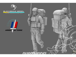 Blacksnake Model figurine FR-11-16 Soldat Français Figurine 11 1/16