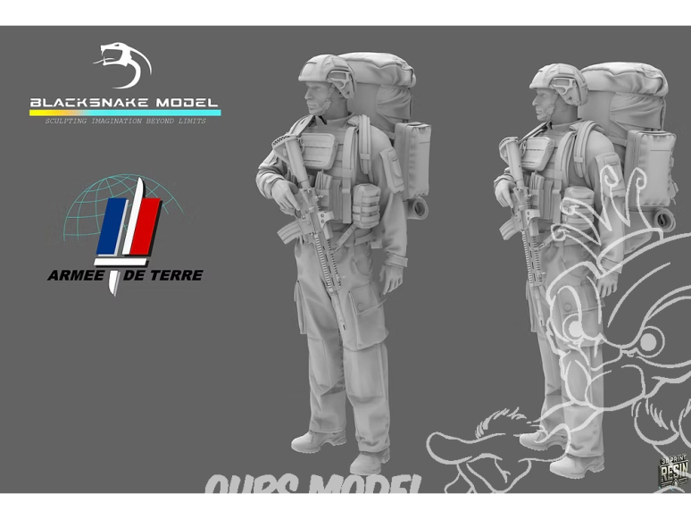 Blacksnake Model figurine FR-12-16 Soldat Français Figurine 12 1/16