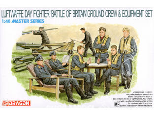 dragon 5532 Equipage au sol et équipement de la Luftwaffe bataille d'Angleterre 1/48