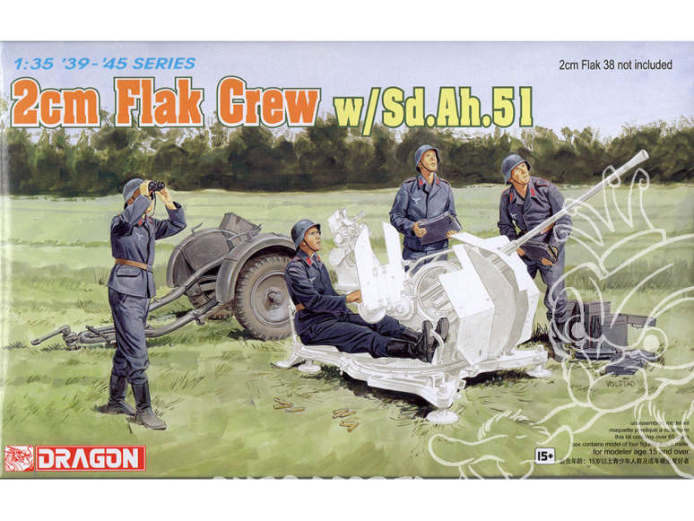 DRAGON maquette militaire 6368 Servant Flak 1/35