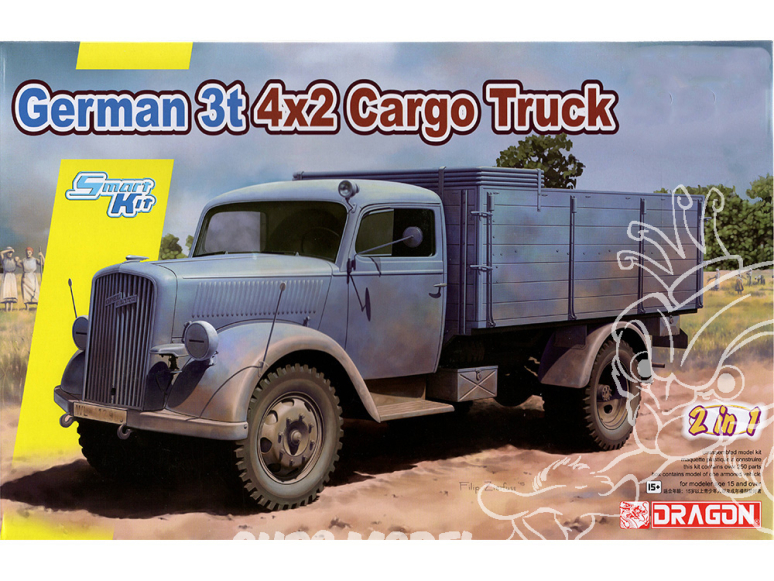 DRAGON maquette militaire 6974 Camion Allemand 3t 1/35