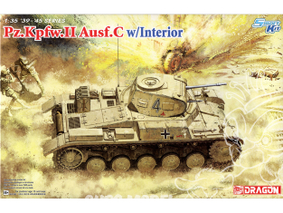 DRAGON maquette militaire 6432 Pz.Kpfw.II Ausf.C 1/35