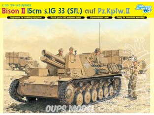 DRAGON maquette militaire 6440 Bison II 15cm s.1G 33 (Sf1.) auf Pz.Kpfw.II 1/35
