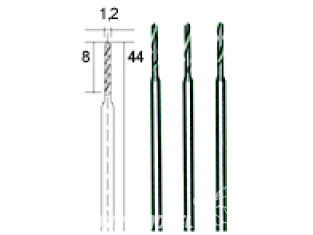 Proxxon outillage 28856 HSS 3 forets helicoidaux 1,2mm