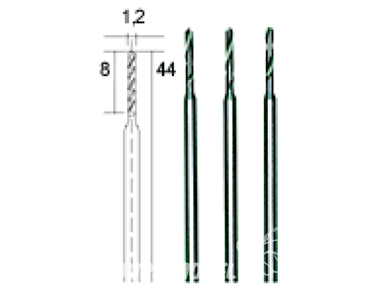 Proxxon outillage 28856 HSS 3 forets helicoidaux 1,2mm