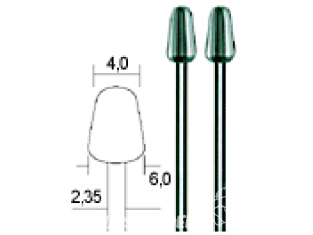 Proxxon outillage 28723 Fraise conique 4 x 6mm en acier wolfram vanadium 2 pieces