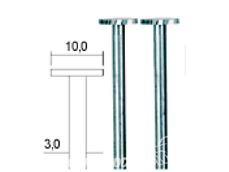 Proxxon outillage 28727 Fraise disque 10 x 1mm en acier wolfram vanadium 2 pieces