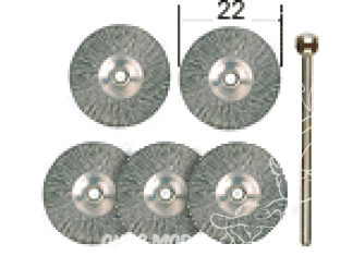 Proxxon outillage 28956 2 Brosses en acier circulaires 22mm