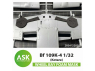 ASK Art Scale Kit accessoire F32002 Messerschmitt Bf 109K-4 Masque en mousse Kotare 1/32