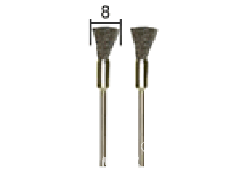 Proxxon outillage 28951 2 Brosses pinceaux 8mm fil acier