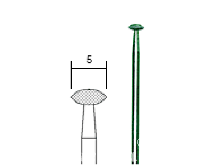 Proxxon outillage 28250 Pointe de meule diamentees lentille 5mm