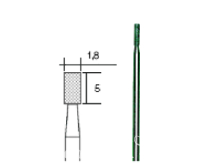 Proxxon outillage 28240 Pointe de meule diamentee cylindre 1,8 x 5mm