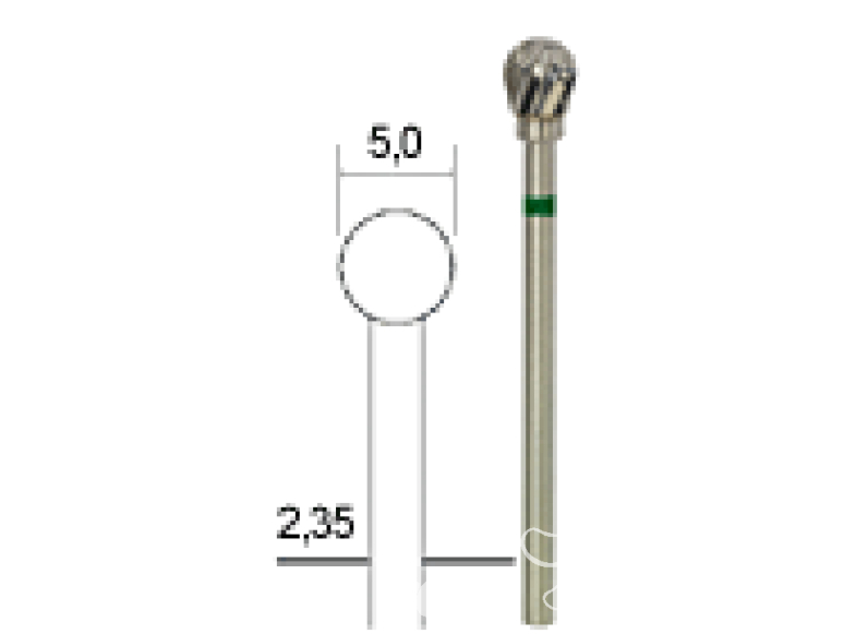 Proxxon outillage 28760 Fraise spherique 5mm en metal dur