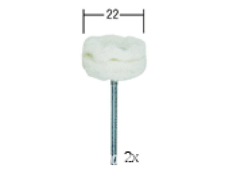 Proxxon outillage 28299 2 Disques en feutre 22mm