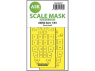 ASK Art Scale Kit Mask M35027 A6M2 Zero Border Model Recto Verso 1/35
