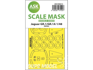 ASK Art Scale Kit Mask M48313 Jaguar GR.1 / GR.1A Airfix Recto Verso 1/48