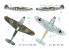 ASK Art Scale Kit Décalcomanies D32094 Messerschmitt Bf 109K-4 Partie 1 Swan song of the Messerschmitts 1/32