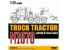Sabre maquette militaire 72C02 Tracteur routier M1070 et semi-remorque M1000 HET 1/72