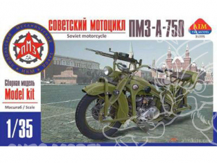 AIM maquette militaire 35005 PMZ-A-750 - MOTOCYCLETTE SOVIETIQUE 1/35