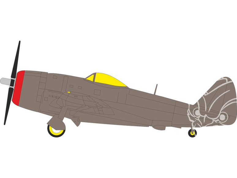 Eduard Express Mask EX1161 P-47M Mini Art 1/48