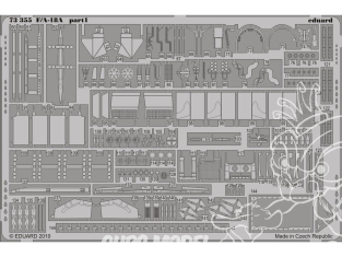 Eduard photodecoupe avion 73355 Amélioration F/A-18A Academy 1/72