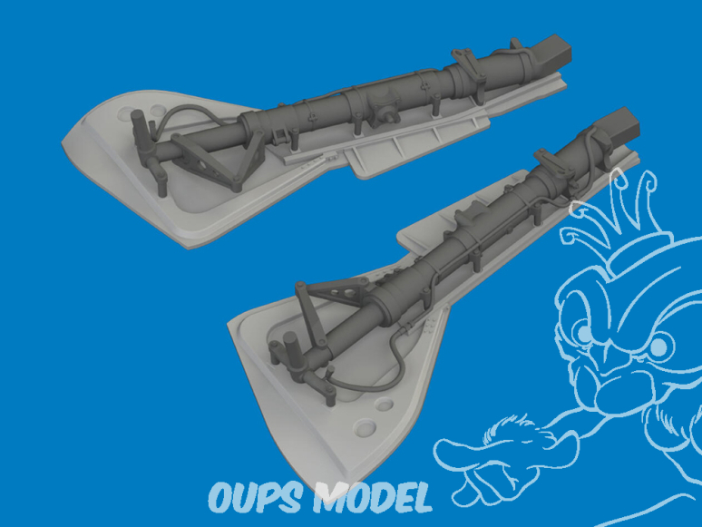 Eduard kit d'amelioration brassin print 632213 Jambes train d'atterrissage Focke Wulf Fw 190 Revell 1/32